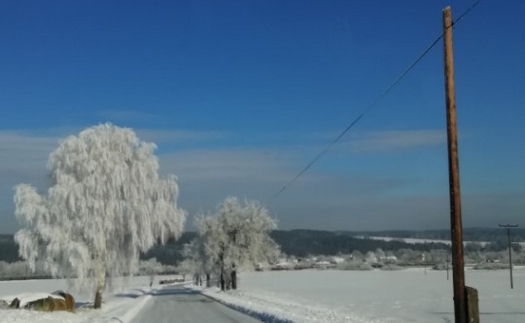 Zimní cesta k Vranovu